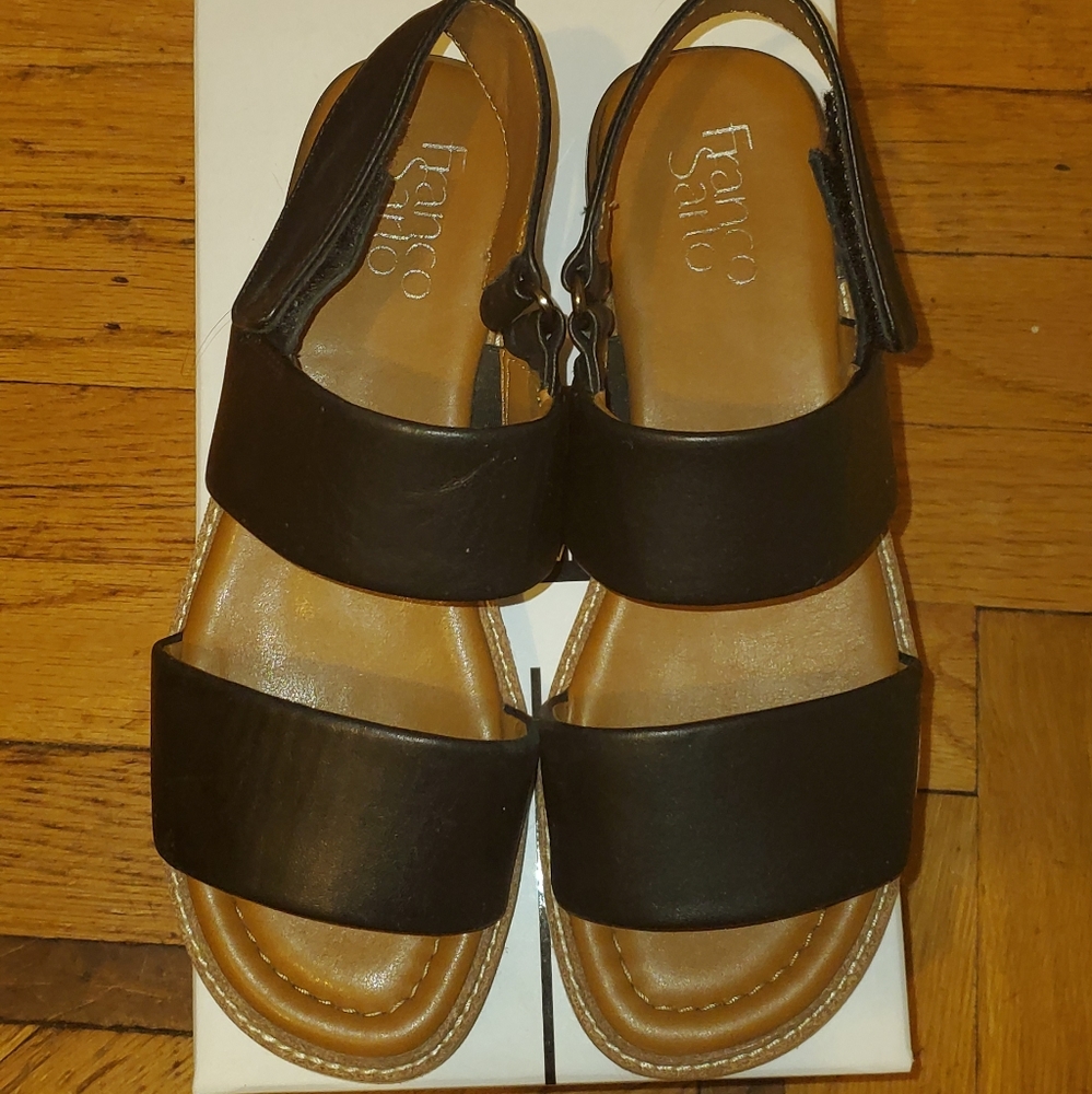 Franco Sarto Black casual sandals